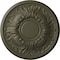 Ekena Millwork Wakefield Ceiling Medallion (Fits Canopies up to 3 5/8"), 11 3/4"OD x 1 1/4"P, Witch Hazel CM11WAWHF - alternate 1